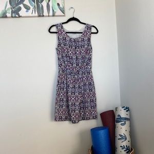 Abstract Print Dress Small